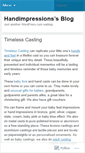Mobile Screenshot of handimpressions.wordpress.com