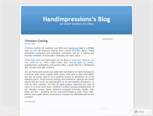 Tablet Screenshot of handimpressions.wordpress.com