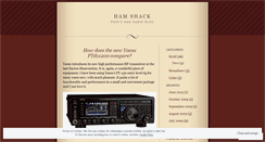 Desktop Screenshot of hamshack.wordpress.com