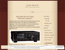 Tablet Screenshot of hamshack.wordpress.com