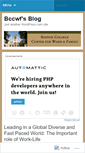 Mobile Screenshot of bccwf.wordpress.com