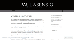 Desktop Screenshot of paulasensio.wordpress.com