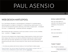 Tablet Screenshot of paulasensio.wordpress.com