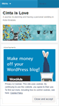 Mobile Screenshot of loveandcinta.wordpress.com