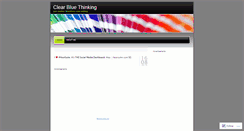 Desktop Screenshot of clearbluethinking.wordpress.com