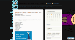 Desktop Screenshot of brokenpromotions.wordpress.com