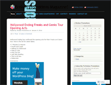 Tablet Screenshot of brokenpromotions.wordpress.com