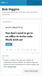 Mobile Screenshot of bobhiggins.wordpress.com