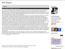 Tablet Screenshot of bobhiggins.wordpress.com