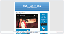 Desktop Screenshot of hiphopglobal.wordpress.com