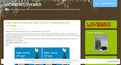 Desktop Screenshot of lovebirdku.wordpress.com