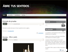 Tablet Screenshot of abretussentidos.wordpress.com