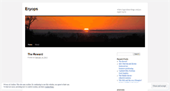 Desktop Screenshot of eryops.wordpress.com