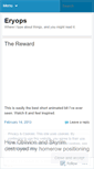 Mobile Screenshot of eryops.wordpress.com
