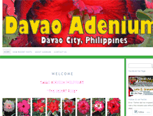 Tablet Screenshot of davaoadenium.wordpress.com