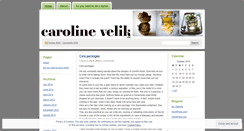 Desktop Screenshot of carolinevelik.wordpress.com