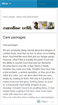 Mobile Screenshot of carolinevelik.wordpress.com