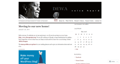 Desktop Screenshot of dewaproject.wordpress.com