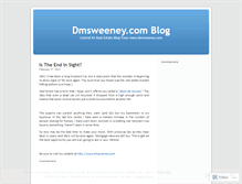 Tablet Screenshot of dmsweeney.wordpress.com