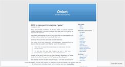 Desktop Screenshot of onket.wordpress.com