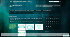 Desktop Screenshot of pressingnews.wordpress.com
