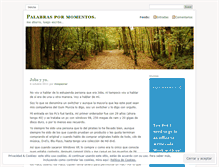 Tablet Screenshot of palabraspormomentos.wordpress.com