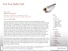 Tablet Screenshot of foryoubabygirl.wordpress.com