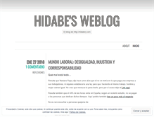 Tablet Screenshot of hidabe.wordpress.com