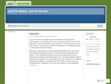 Tablet Screenshot of gottareadgottablog.wordpress.com
