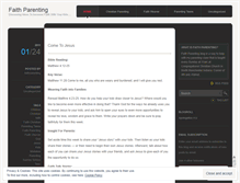 Tablet Screenshot of faithparenting.wordpress.com