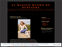 Tablet Screenshot of elmagicomundodeburusera.wordpress.com