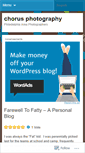Mobile Screenshot of chorusphotography.wordpress.com
