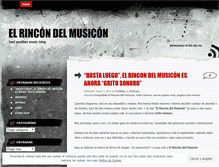 Tablet Screenshot of elrincondelmusicon.wordpress.com