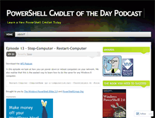 Tablet Screenshot of cmdlet.wordpress.com