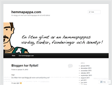 Tablet Screenshot of heltidspappa.wordpress.com