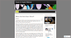 Desktop Screenshot of desiretoinspiremakeup.wordpress.com