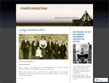 Tablet Screenshot of cuentoexpress.wordpress.com