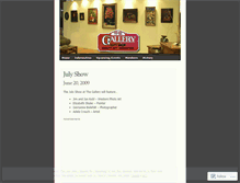 Tablet Screenshot of douglasartgallery.wordpress.com