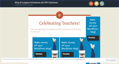 Desktop Screenshot of lenguasextranjerasifdcanelones.wordpress.com