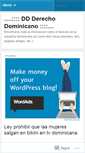 Mobile Screenshot of derechodom.wordpress.com