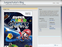 Tablet Screenshot of juegoschulos.wordpress.com
