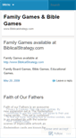 Mobile Screenshot of familygamesbiblegames.wordpress.com