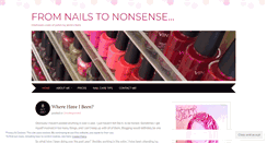 Desktop Screenshot of jennisnails.wordpress.com