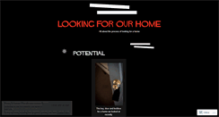 Desktop Screenshot of lookingforourhome.wordpress.com