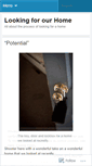 Mobile Screenshot of lookingforourhome.wordpress.com