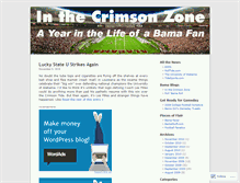 Tablet Screenshot of crimsonzone.wordpress.com