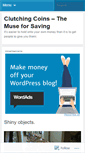 Mobile Screenshot of clutchingcoins.wordpress.com