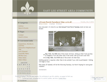 Tablet Screenshot of eastleestreet.wordpress.com