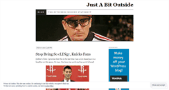 Desktop Screenshot of justabitoutsiders.wordpress.com