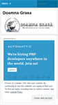 Mobile Screenshot of doamnagrasa.wordpress.com